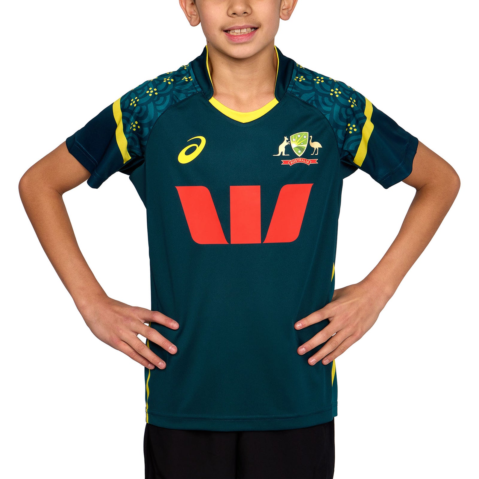 Asics Cricket Australia 25 Replica T20 Shirt Youth