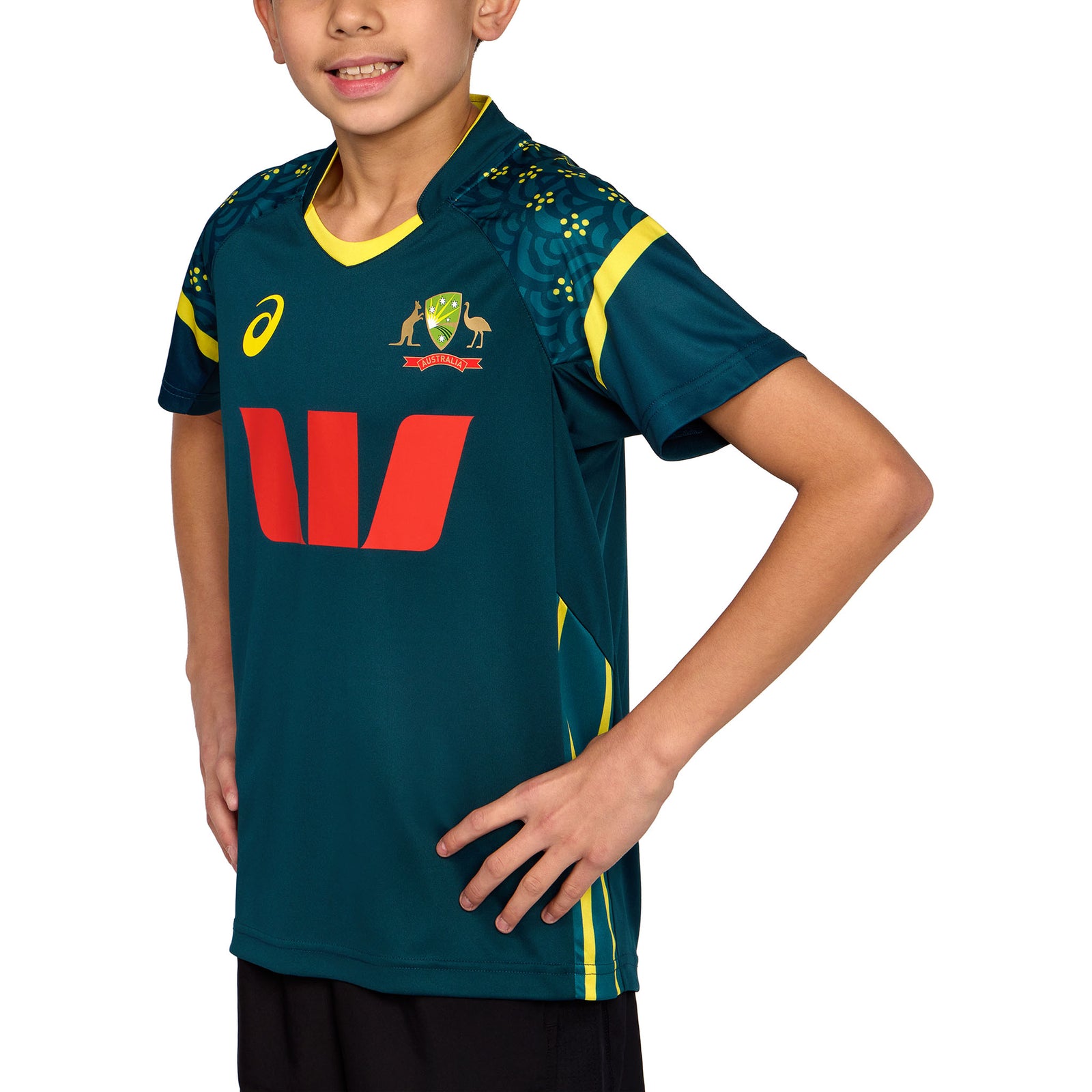 Asics Cricket Australia 25 Replica T20 Shirt Youth