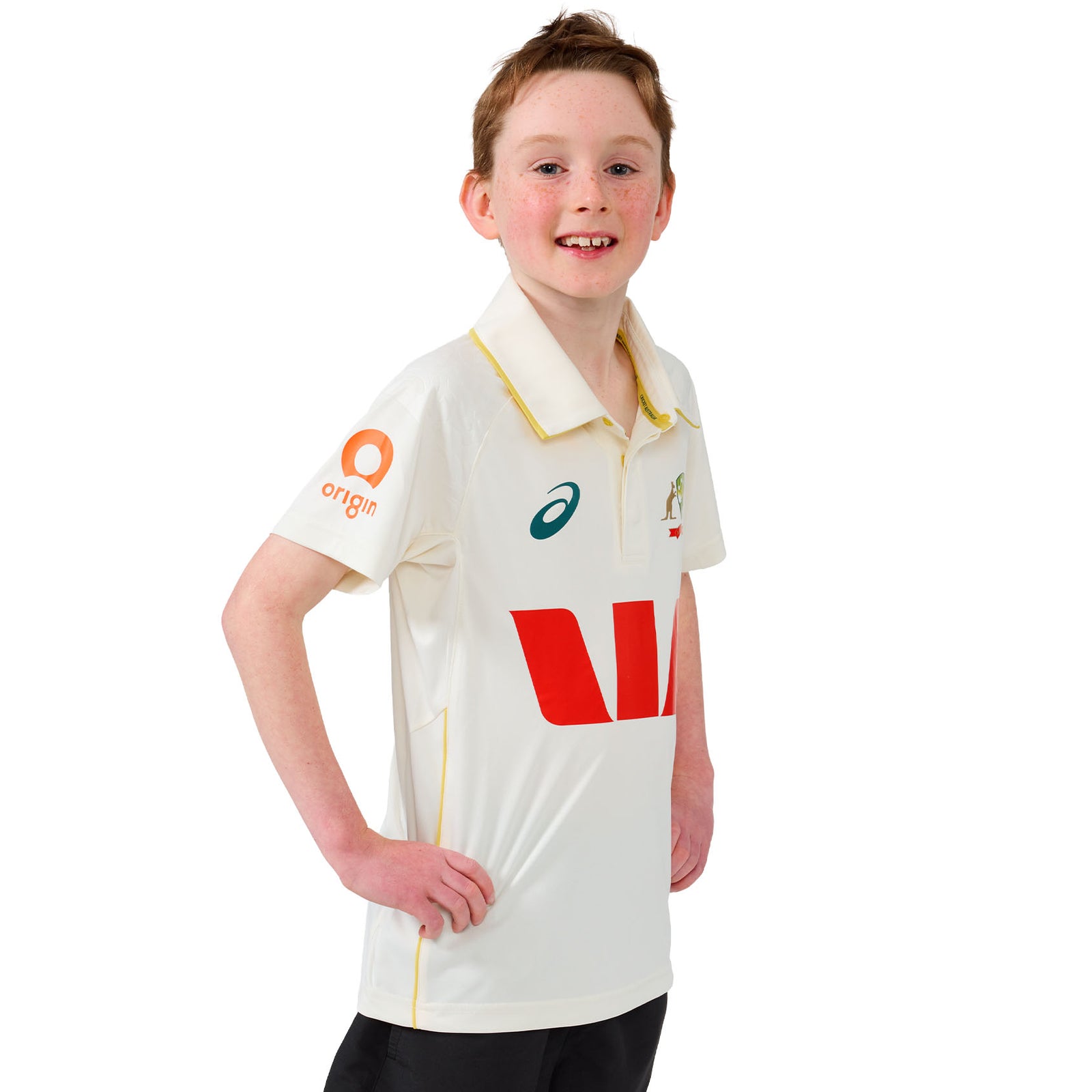 Asics Cricket Australia 26 Replica Test Shirt Youth