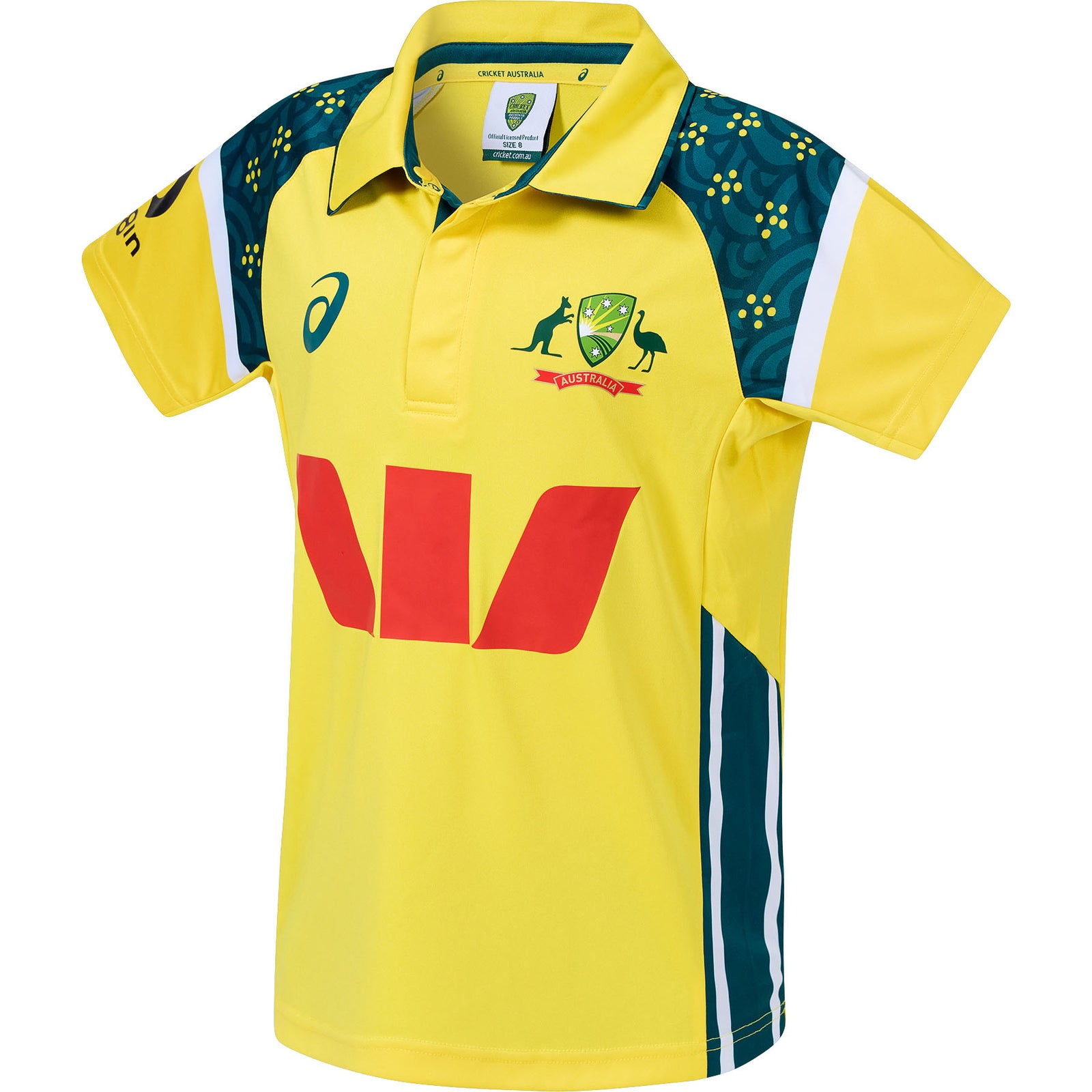 Asics Cricket Australia 26 Replica ODI Home Shirt Youth