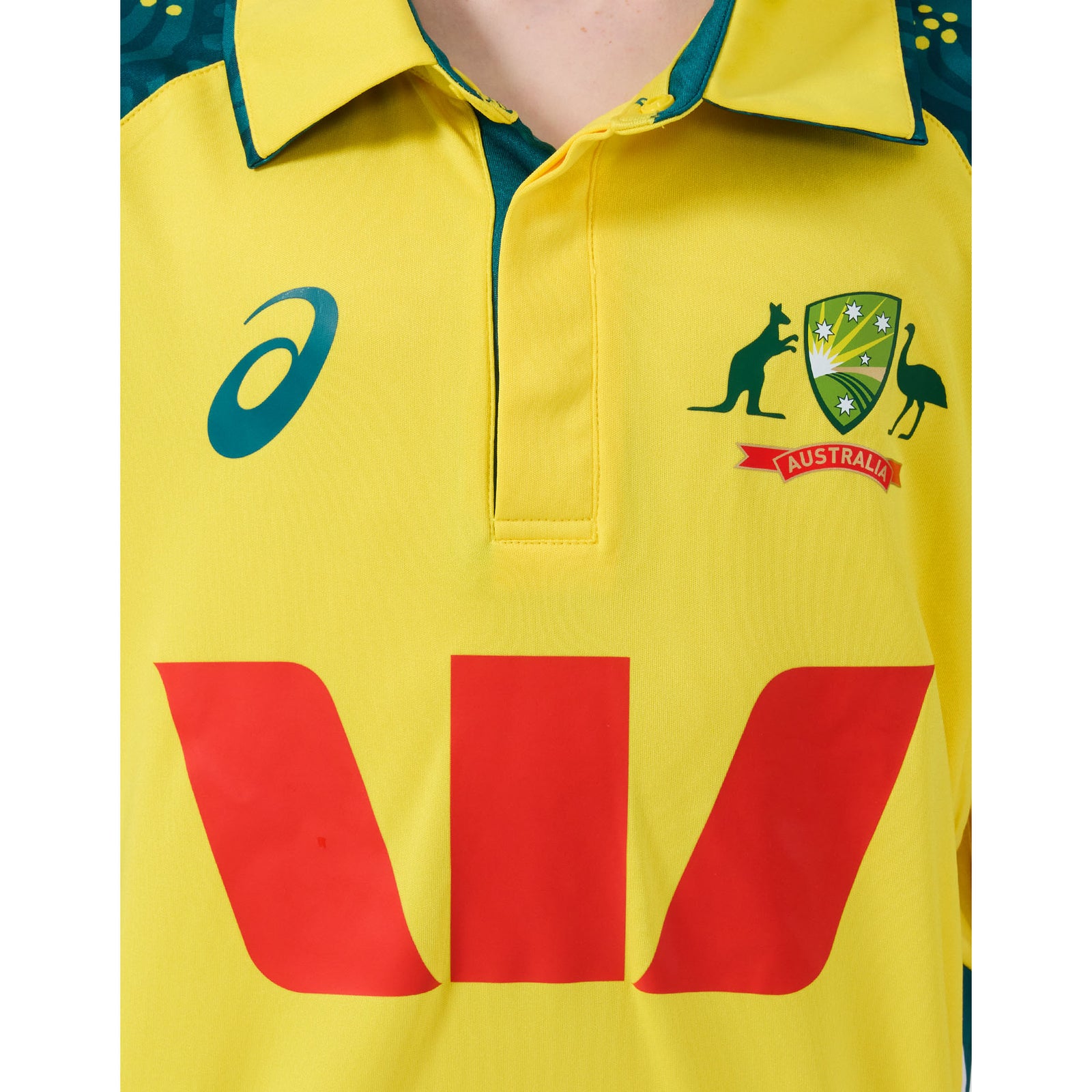 Asics Cricket Australia 26 Replica ODI Home Shirt Youth