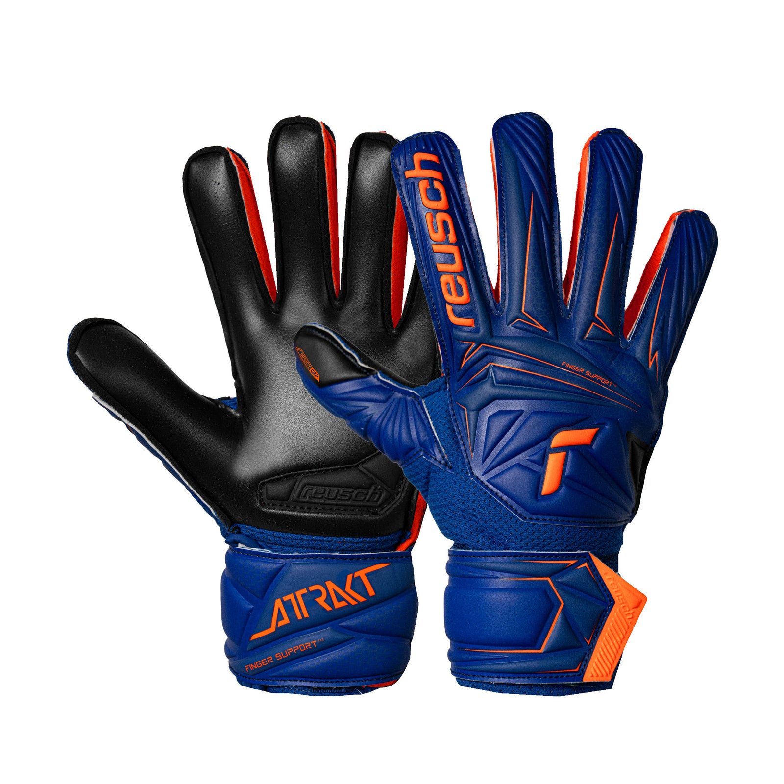 Reusch Attrakt Infinity Finger Save Junior Goal Keeping Glove