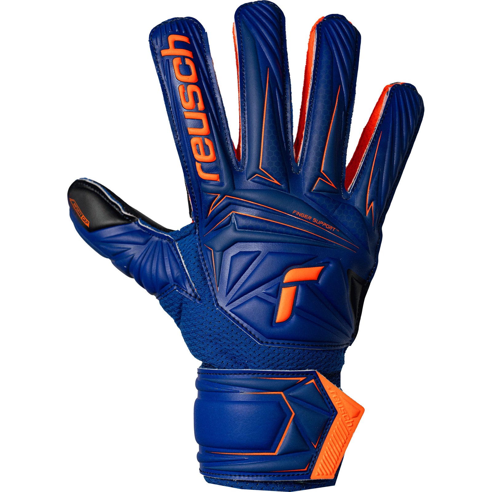 Reusch Attrakt Infinity Finger Save Junior Goal Keeping Glove