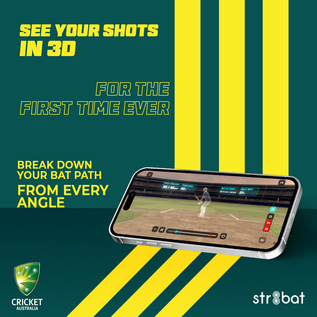 Str8bat Pro Cricket Bat Sensor - Kingsgrove Sports