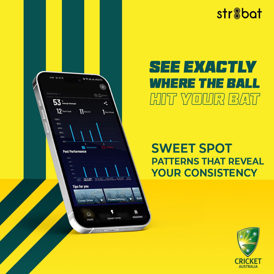 Str8bat Pro Cricket Bat Sensor - Kingsgrove Sports