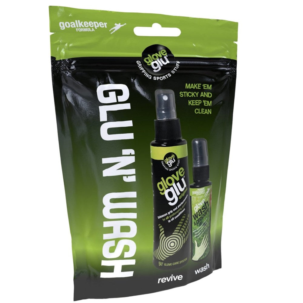 GloveGlu Combo: 120mL GloveGlu Original & 50mL Wash and Prepare - Kingsgrove Sports