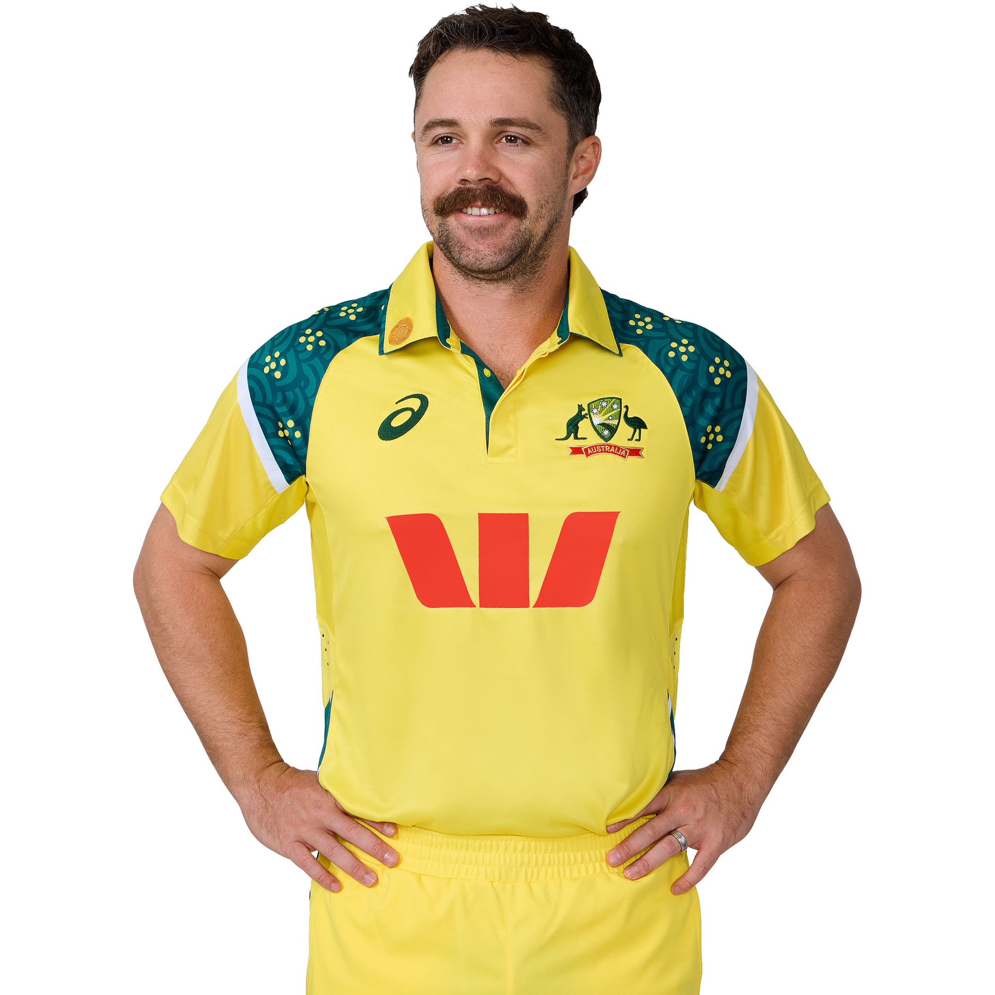 Asics Cricket Australia 25 Replica ODI Home Shirt