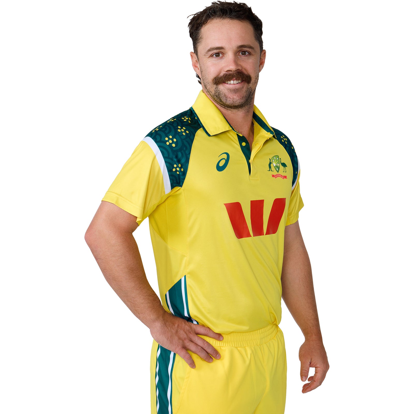 Asics Cricket Australia 25 Replica ODI Home Shirt