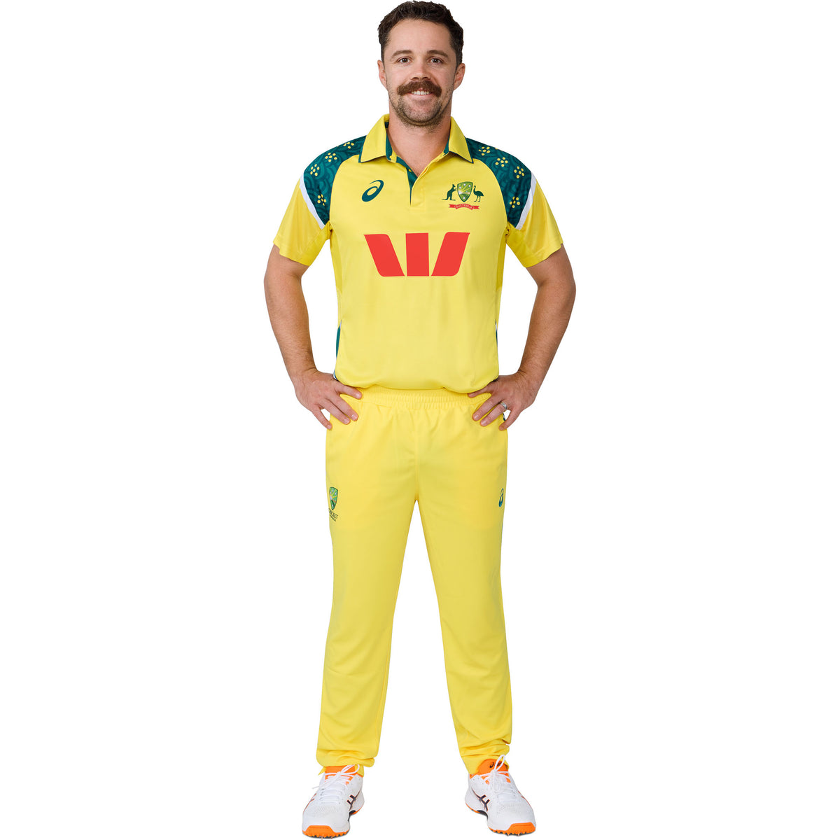 Asics Cricket Australia 25 Replica ODI Home Shirt