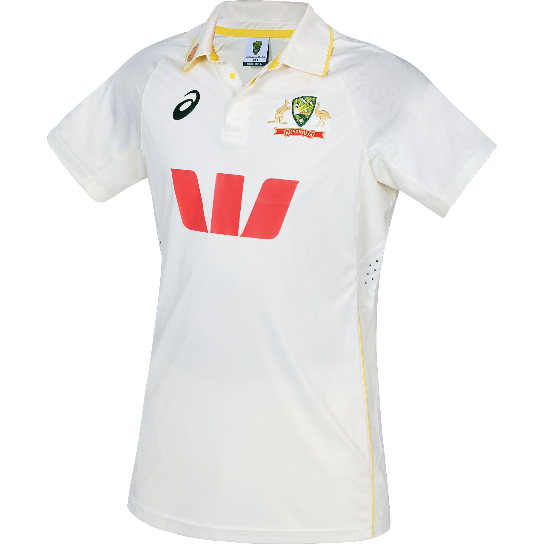 Asics Cricket Australia 25 Replica Test Shirt Kingsgrove Sports