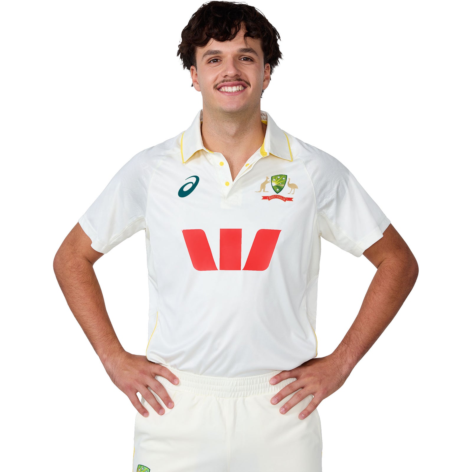 Asics Cricket Australia 25 Replica Test Shirt