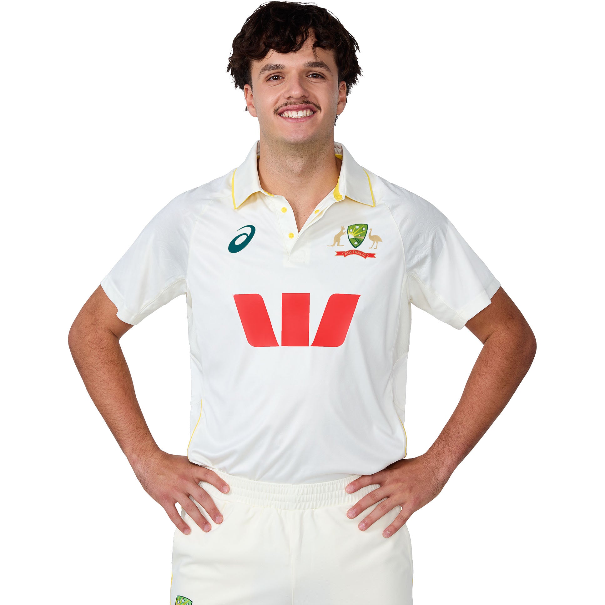 Asics Cricket Australia 25 Replica Test Shirt