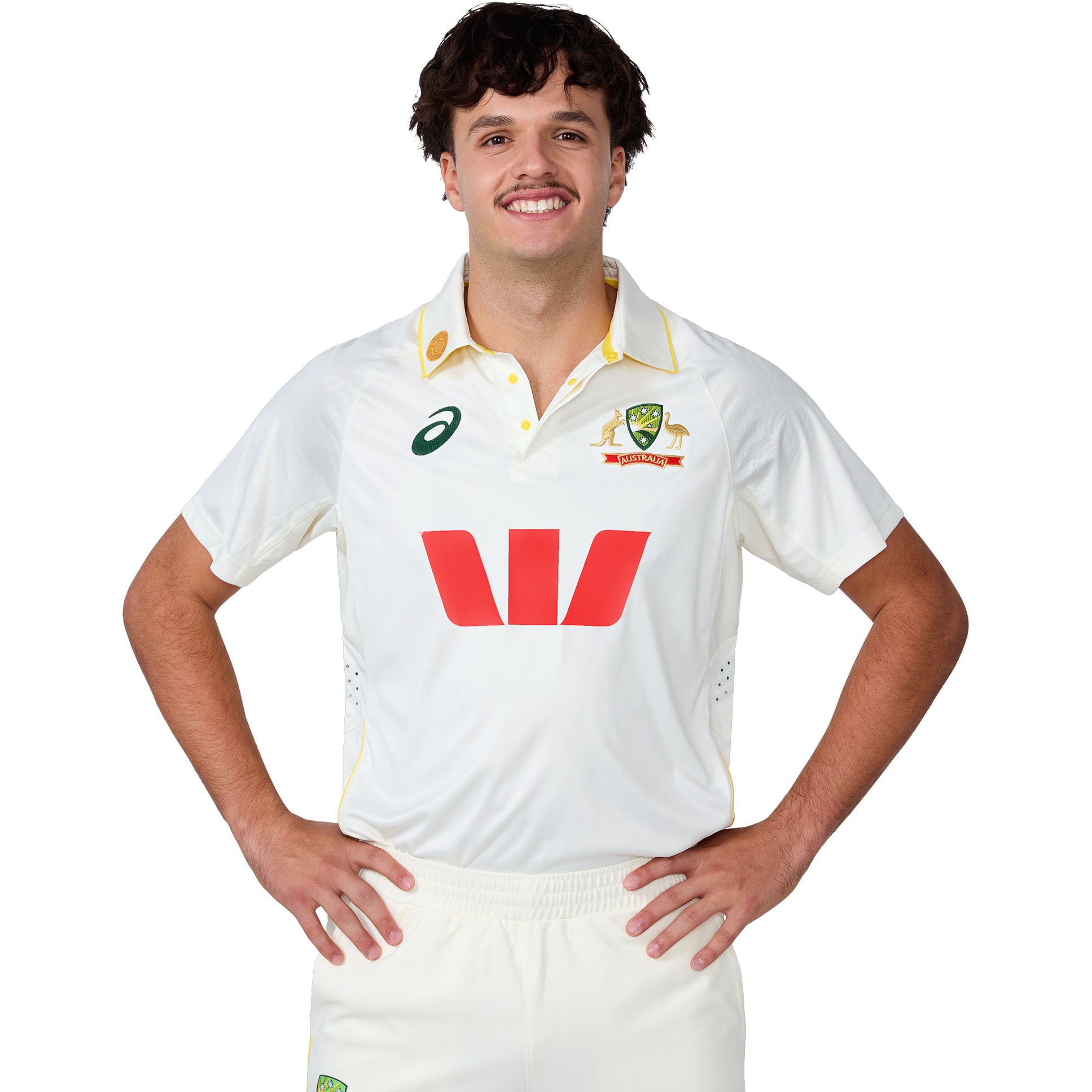 Asics Cricket Australia 25 Replica Test Shirt