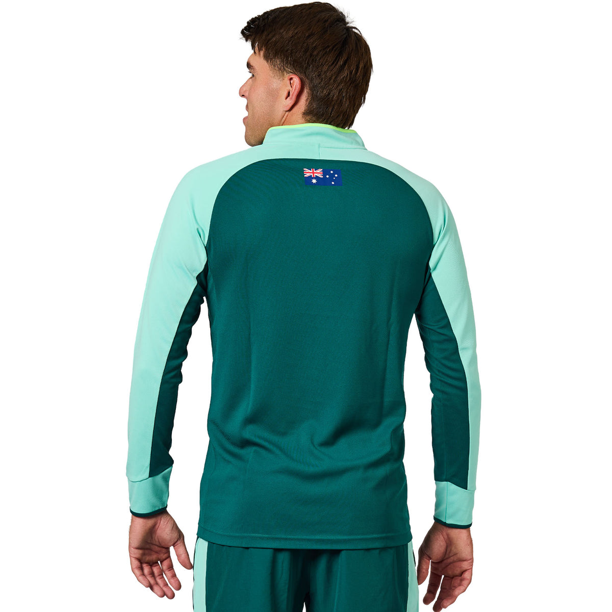 Asics Cricket Australia 26 Long Sleeve 1/4 Zip Training Top