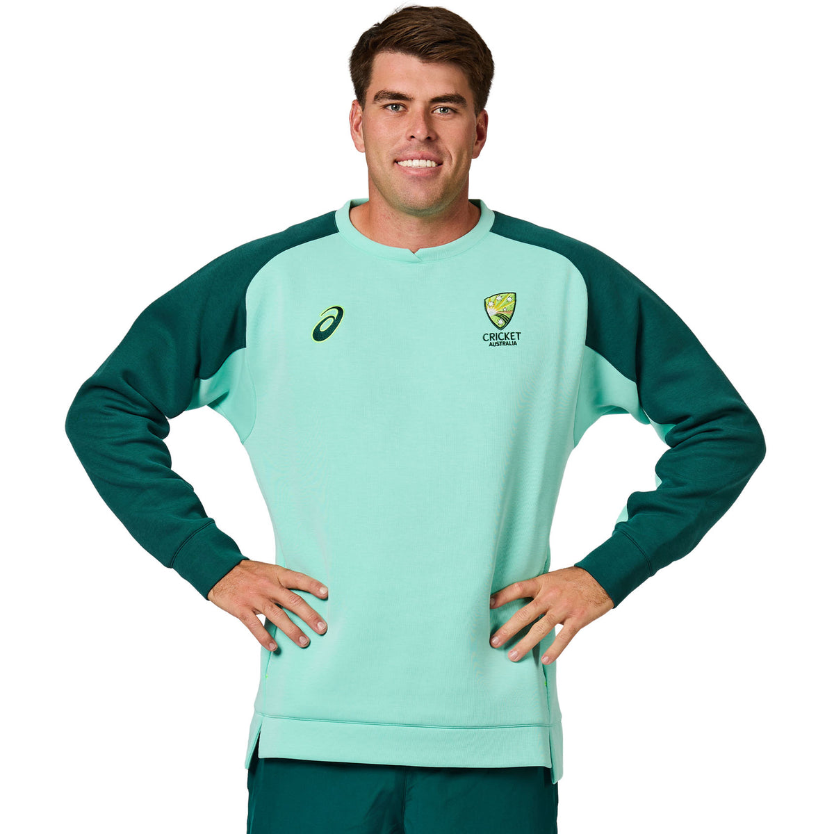 Asics Cricket Australia 26 Training Crew Fleece