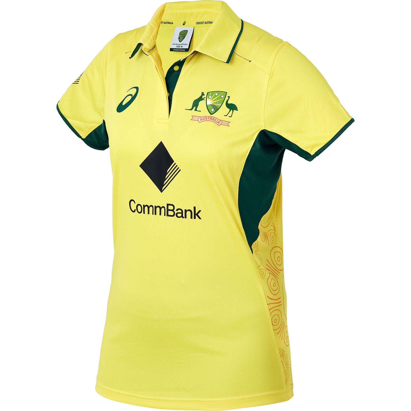 Asics Cricket Australia 23 Replica Womens ODI Home Shirt - Kingsgrove Sports