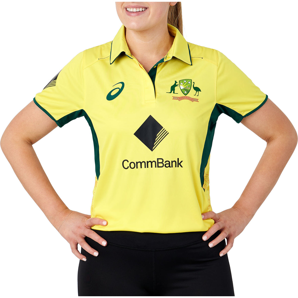 Asics Cricket Australia 23 Replica Womens ODI Home Shirt - Kingsgrove Sports
