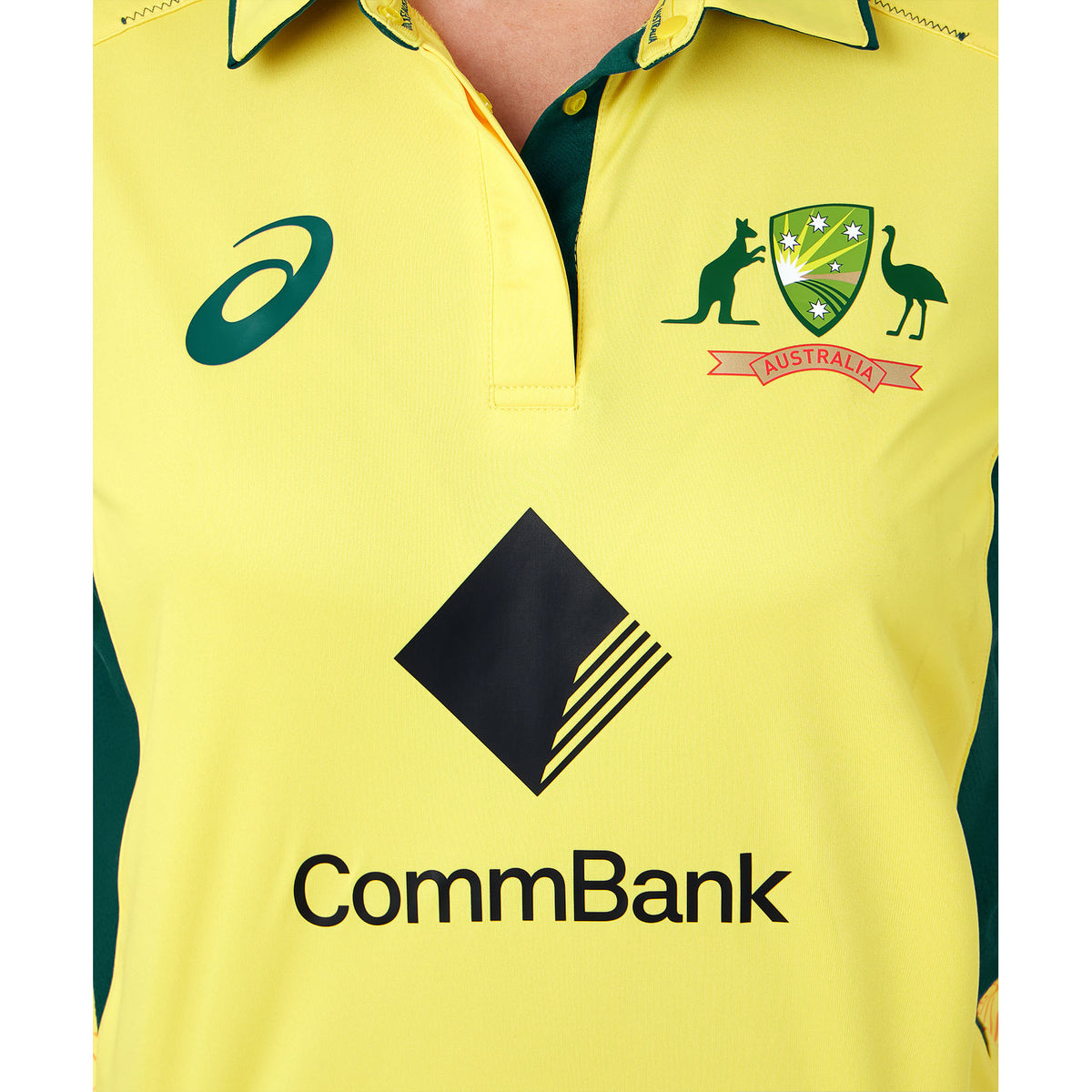 Asics Cricket Australia 23 Replica Womens ODI Home Shirt - Kingsgrove Sports
