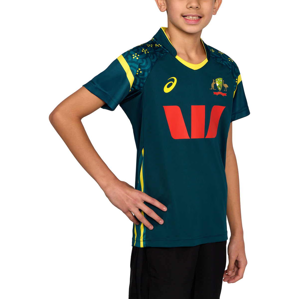Asics Cricket Australia 25 Replica T20 Shirt Youth