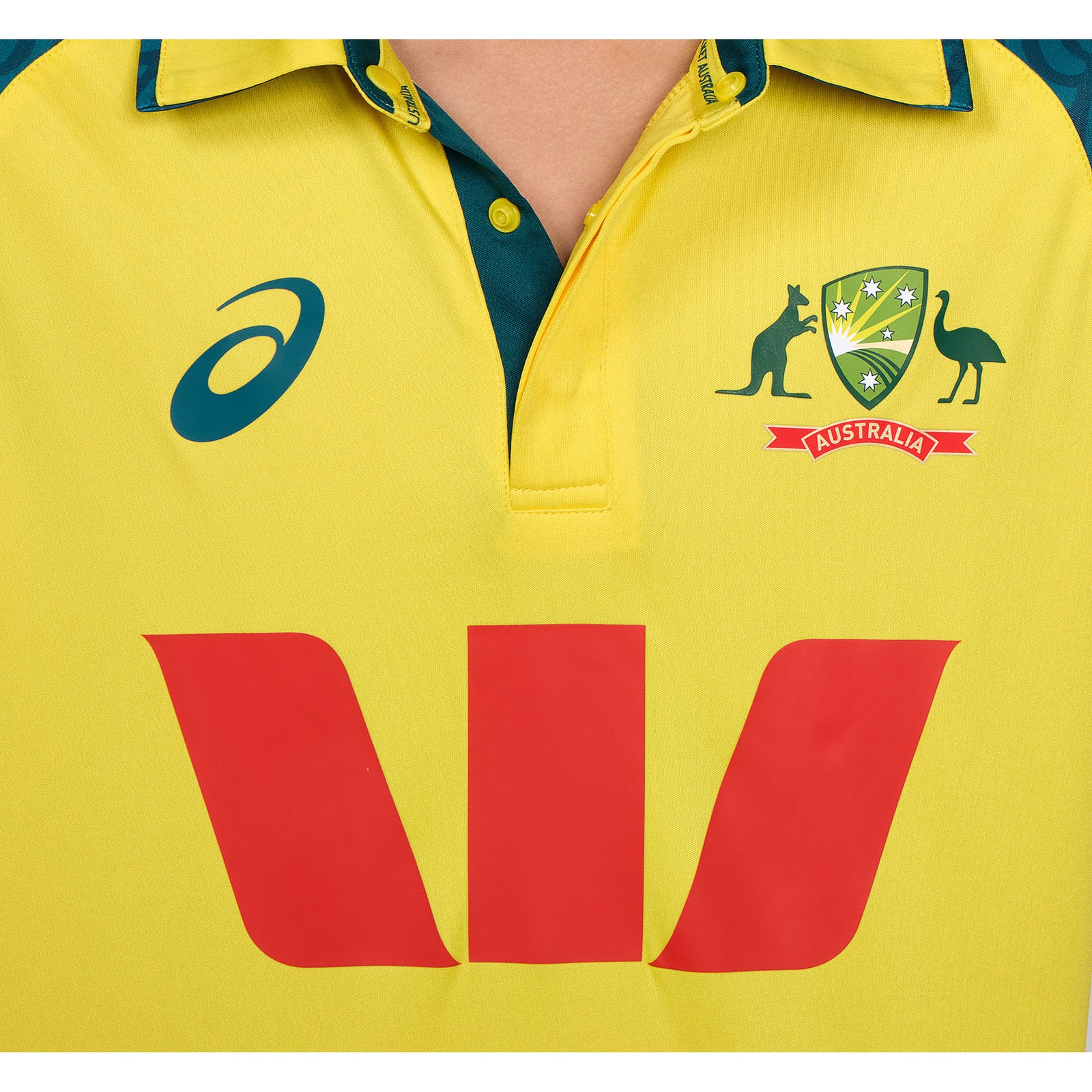 Asics Cricket Australia 25 Replica ODI Home Shirt Youth