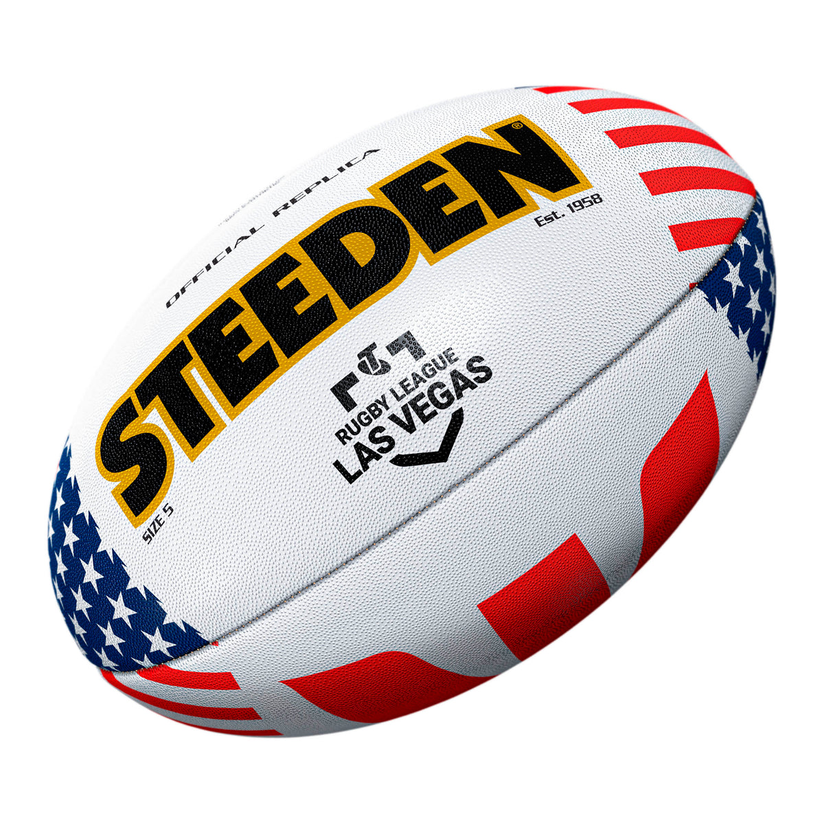 Steeden NRL Las Vegas Replica Rugby League Ball