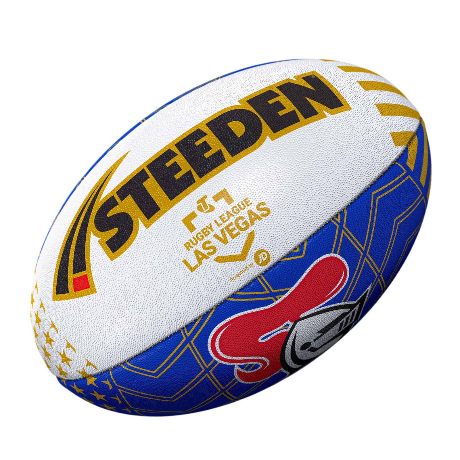 2026 Steeden NRL Las Vegas Newcastle Knights Supporter Rugby League Ball - Kingsgrove Sports