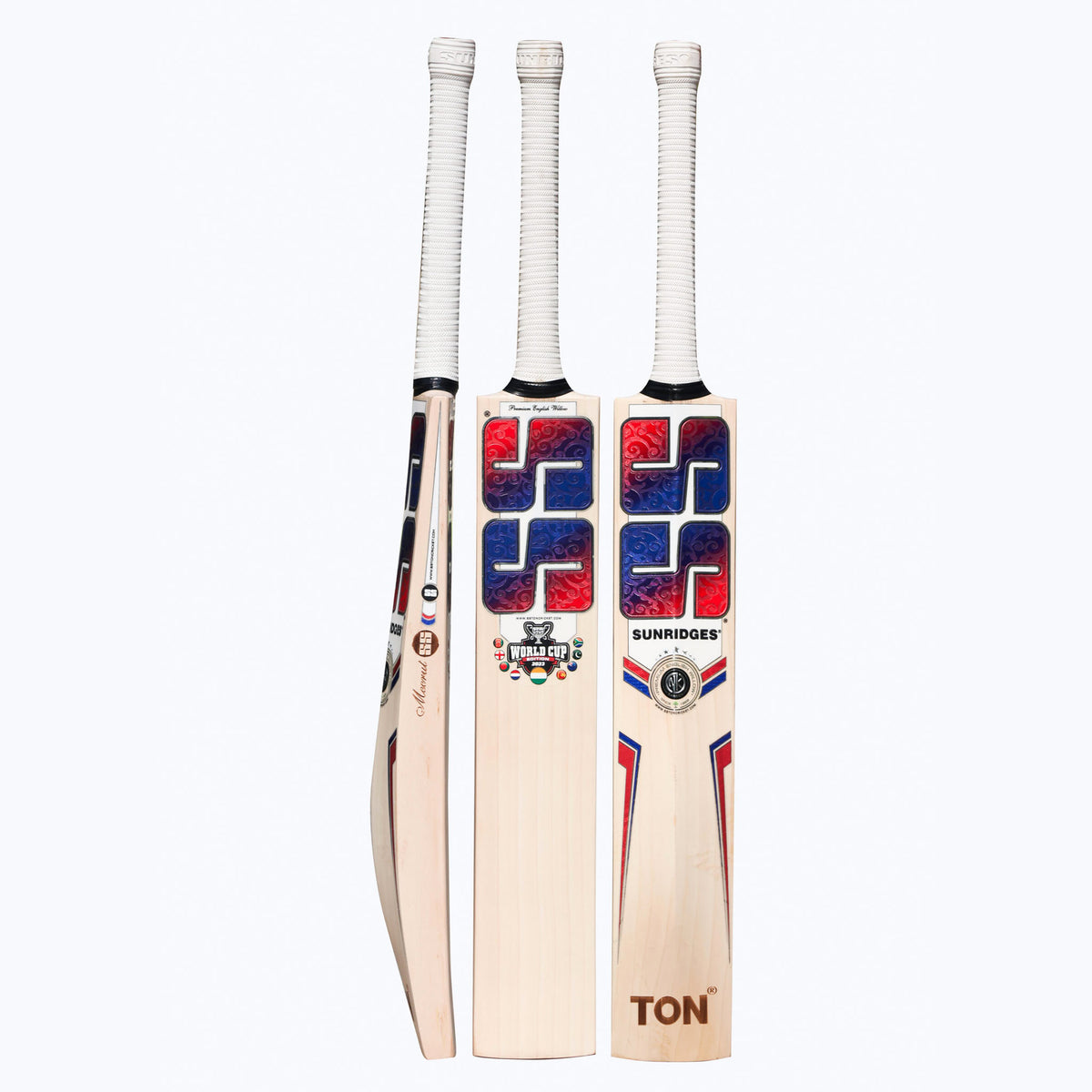 SS TON World Cup Red Cricket Bat