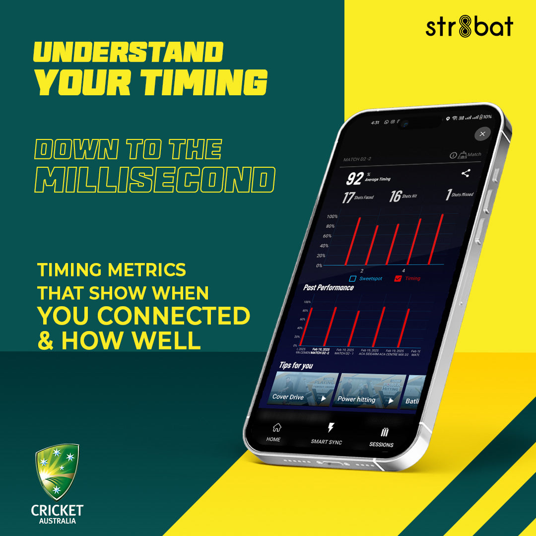 Str8bat Pro Cricket Bat Sensor - Kingsgrove Sports