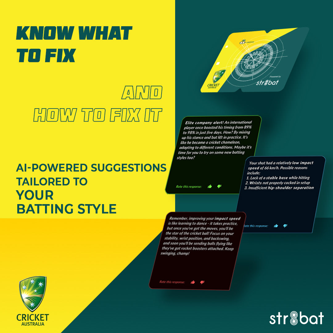 Str8bat Pro Cricket Bat Sensor - Kingsgrove Sports