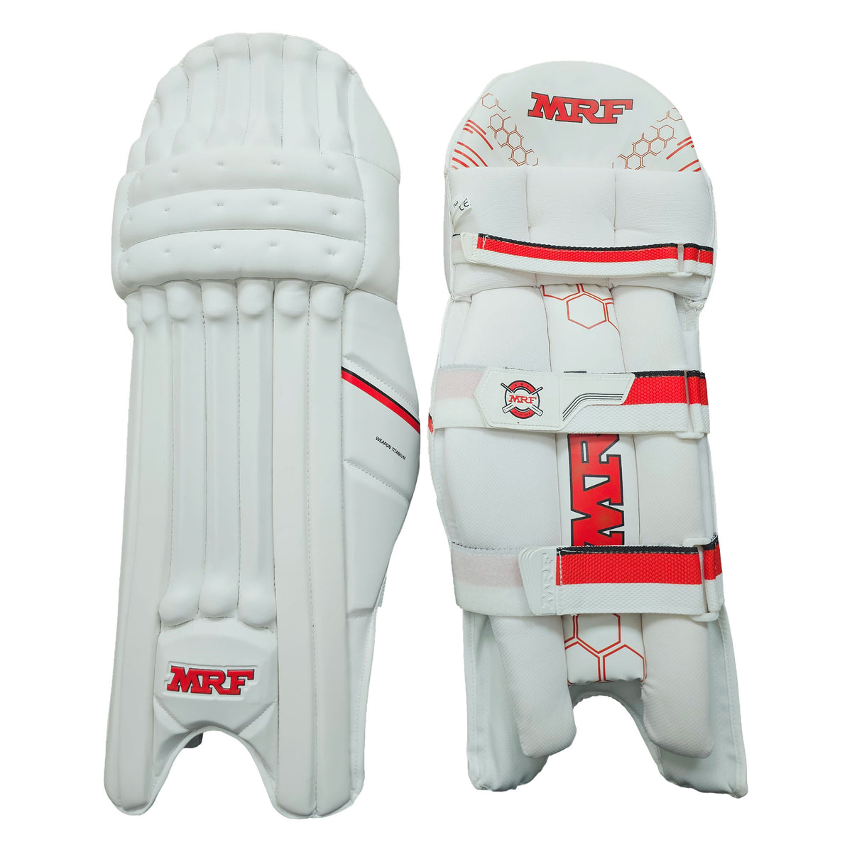 MRF Weapon Titanium Batting Pads