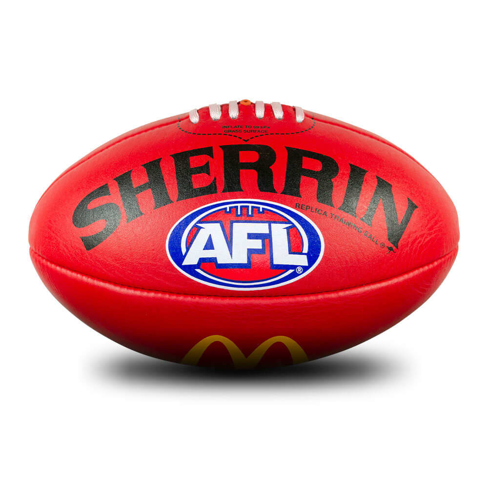 Sherrin AFL Replica Leather Training Ball - Kingsgrove Sports