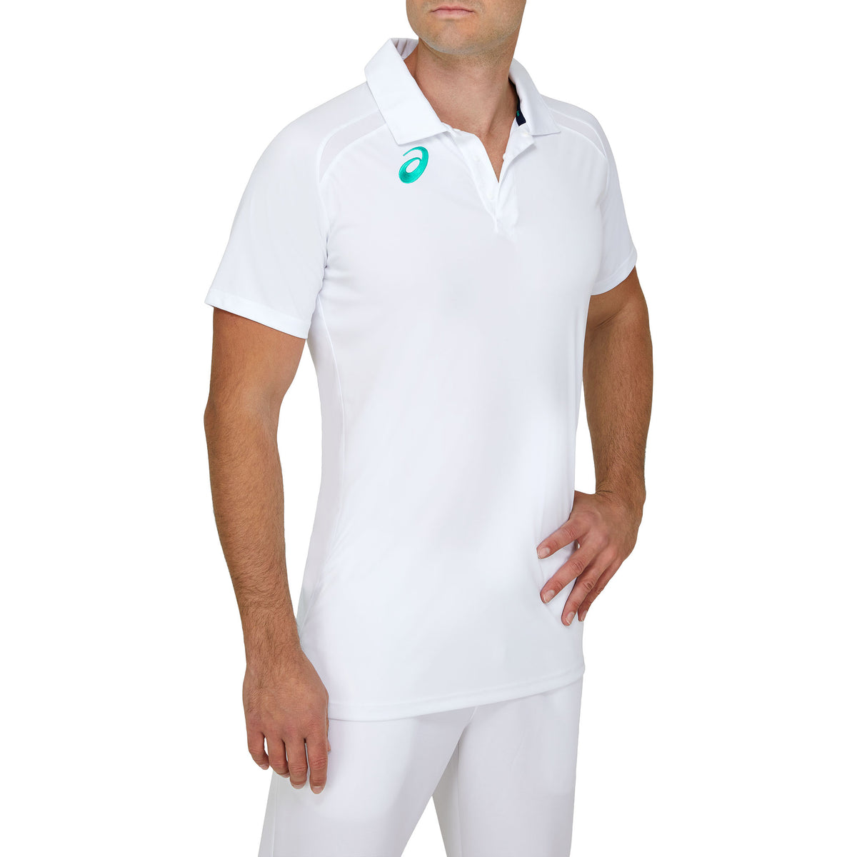 Asics Playing Short Sleeve Cricket Shirt