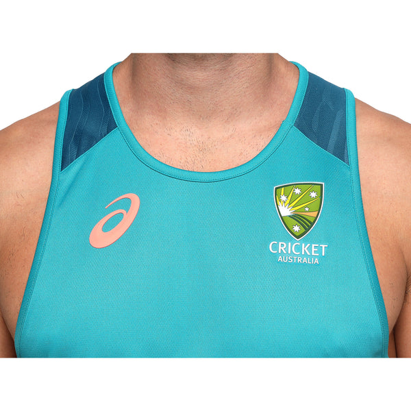Asics Cricket Australia 22 Training Singlet Kingsgrove Sports