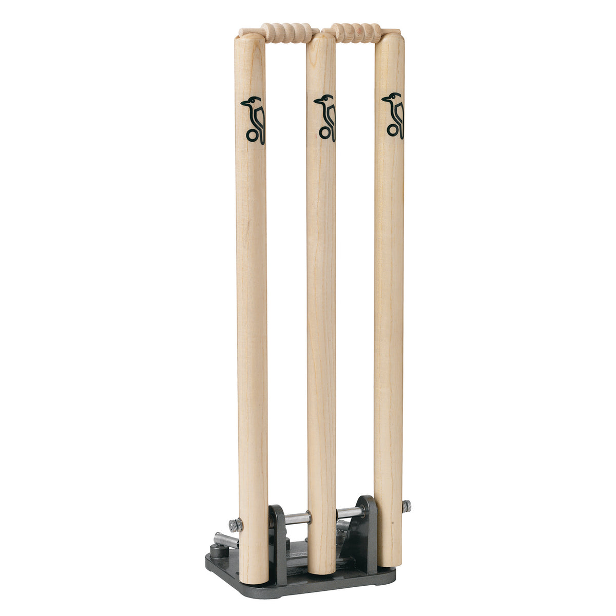Kookaburra Wooden Spring Back Stumps (Natural)
