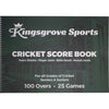 Kingsgrove Sports Cricket Scorebook 100 Overs